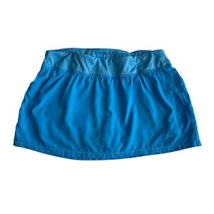 CHAMPION Women’s Blue Athletic Sporty Skort Elastic Waist Pocket Drawstring Sz M